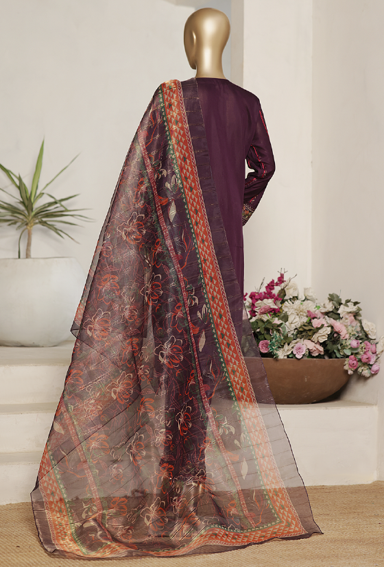 BIN SAEED LUXURY EMBROIDERED LAWN