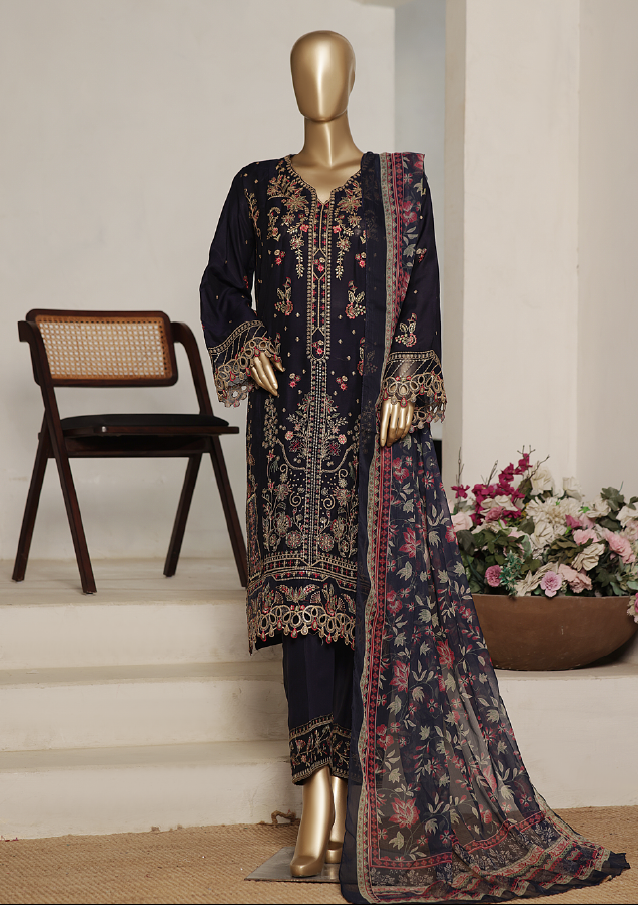 BIN SAEED LUXURY EMBROIDERED LAWN