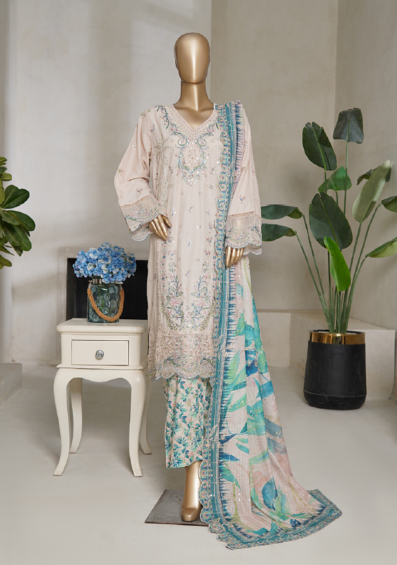 BIN SAEED EMBROIDERED LUXURY LAWN