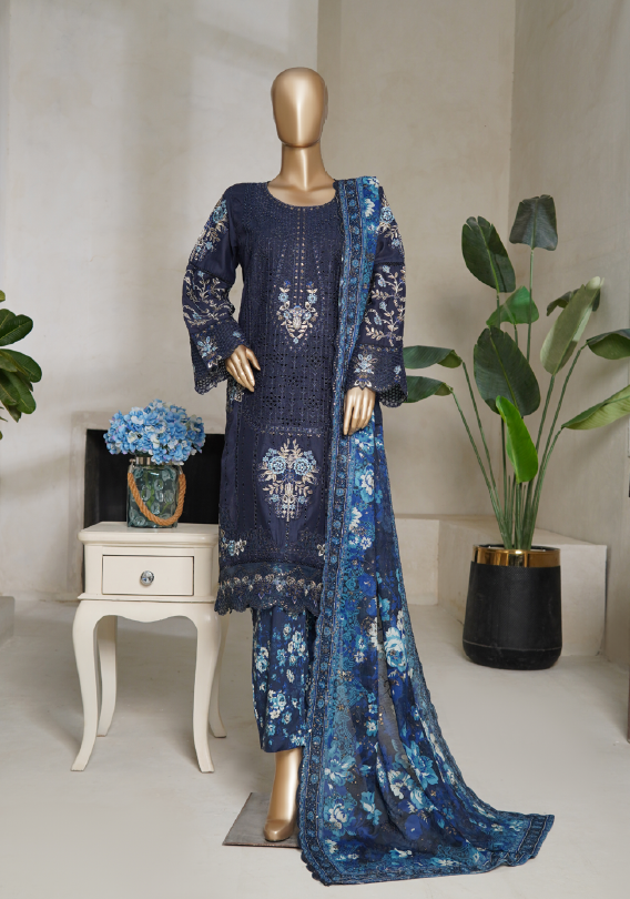 BIN SAEED EMBROIDERED LUXURY LAWN