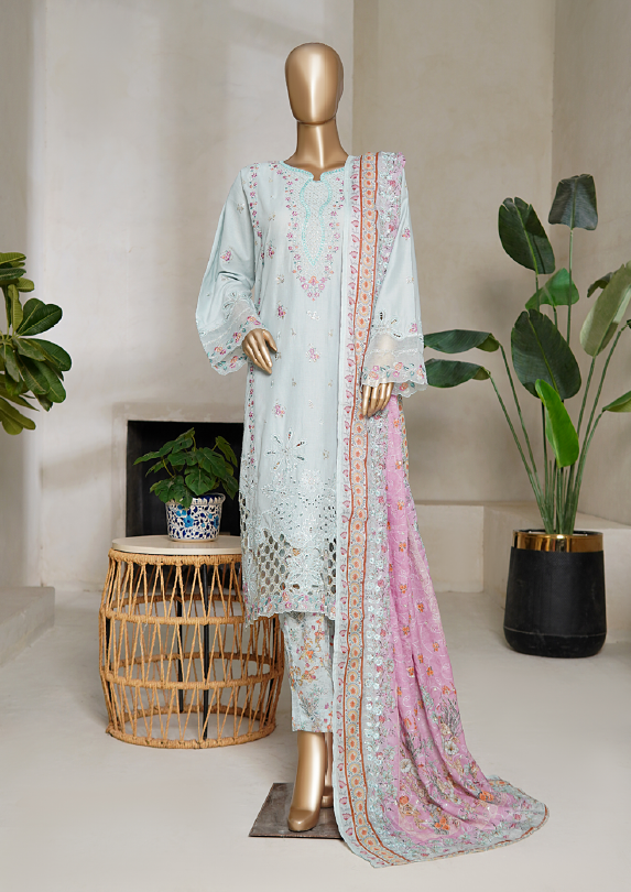 BIN SAEED EMBROIDERED LUXURY LAWN