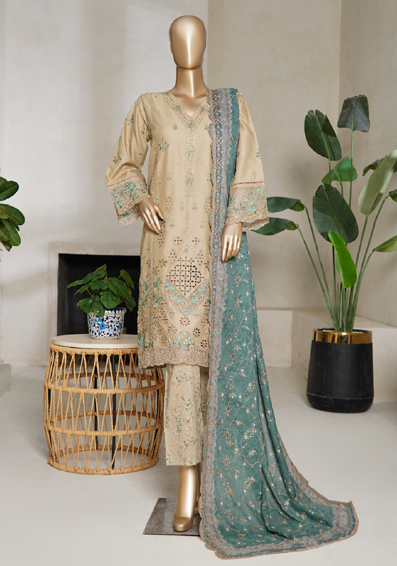 BIN SAEED EMBROIDERED LUXURY LAWN