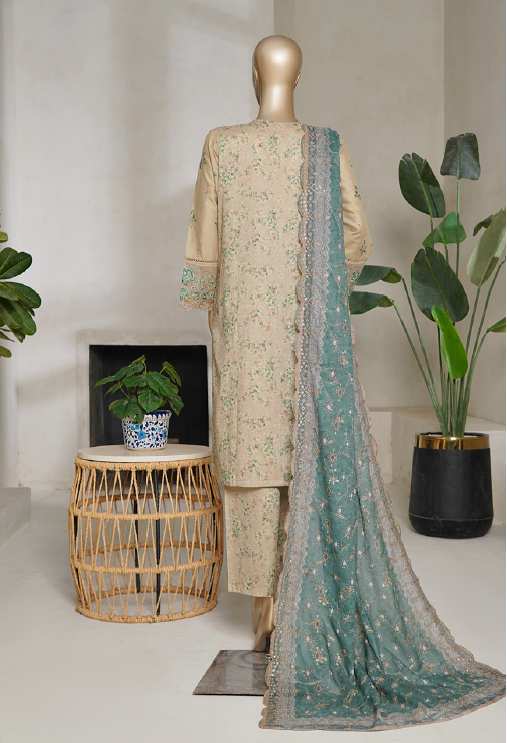 BIN SAEED EMBROIDERED LUXURY LAWN