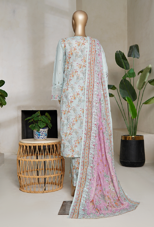 BIN SAEED EMBROIDERED LUXURY LAWN