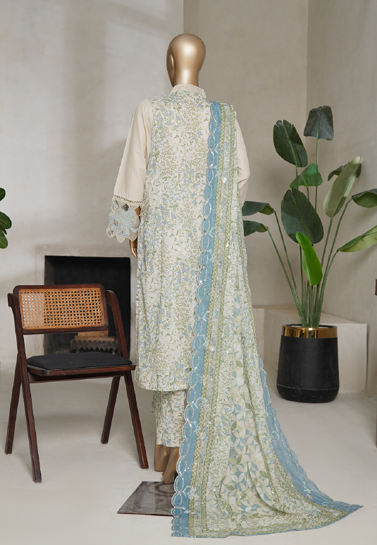 BIN SAEED EMBROIDERED LUXURY LAWN