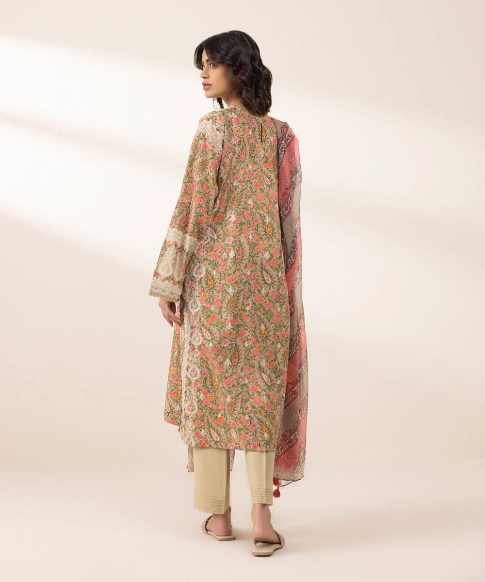 Sapphire Printed Lawn Suit