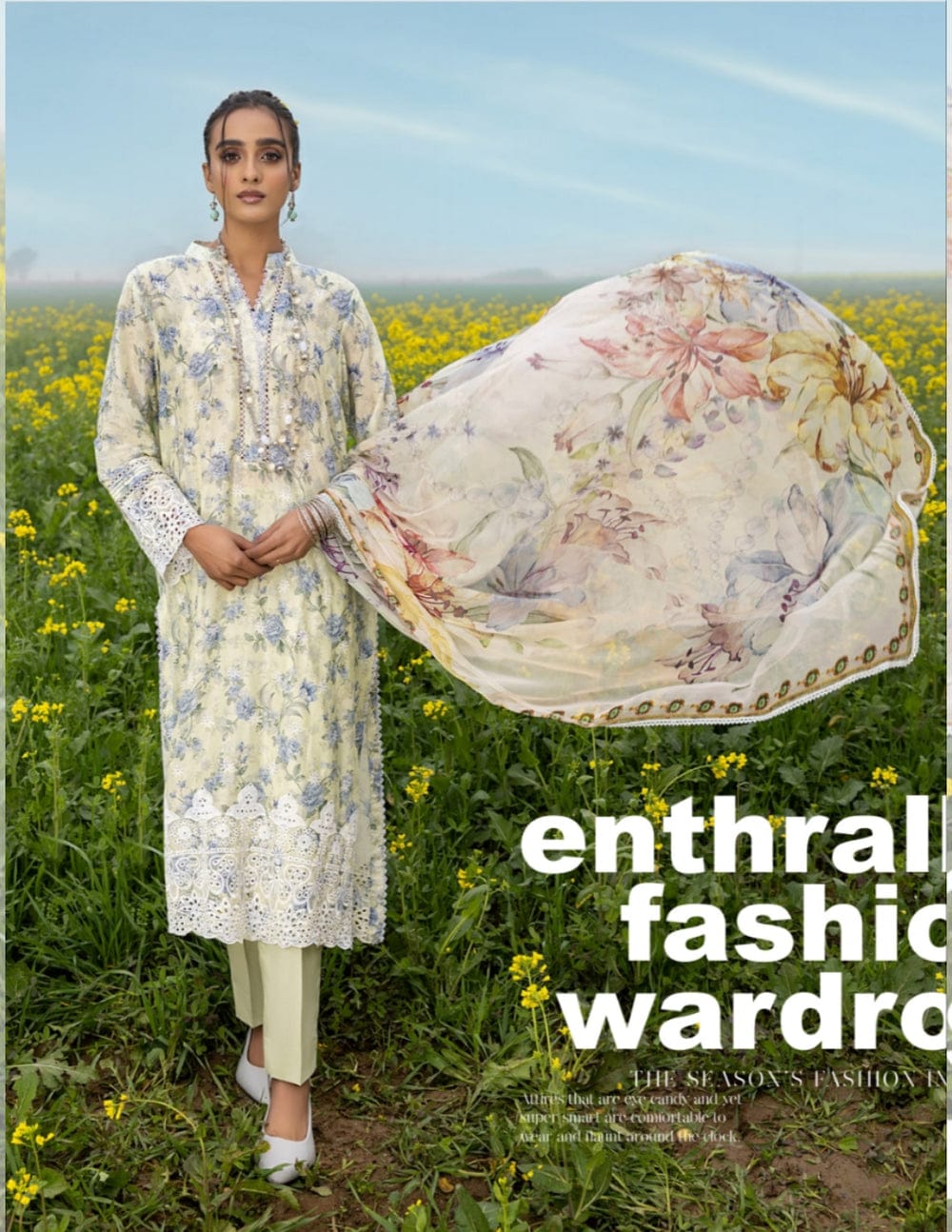 Adan's Libas Sarson Embroidered Lawn Collection