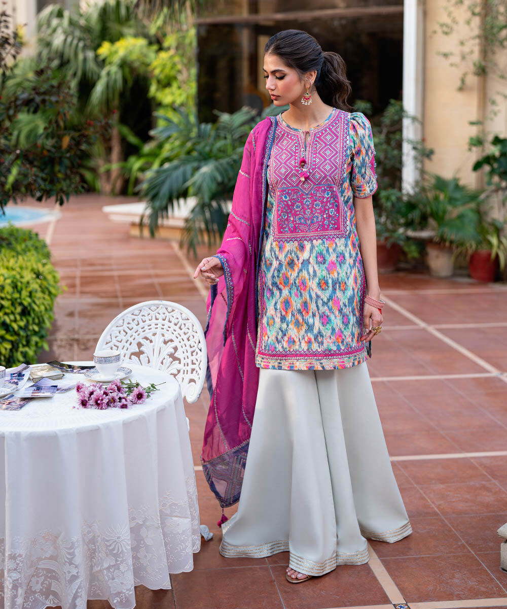 Sapphire Embroidered Lawn
