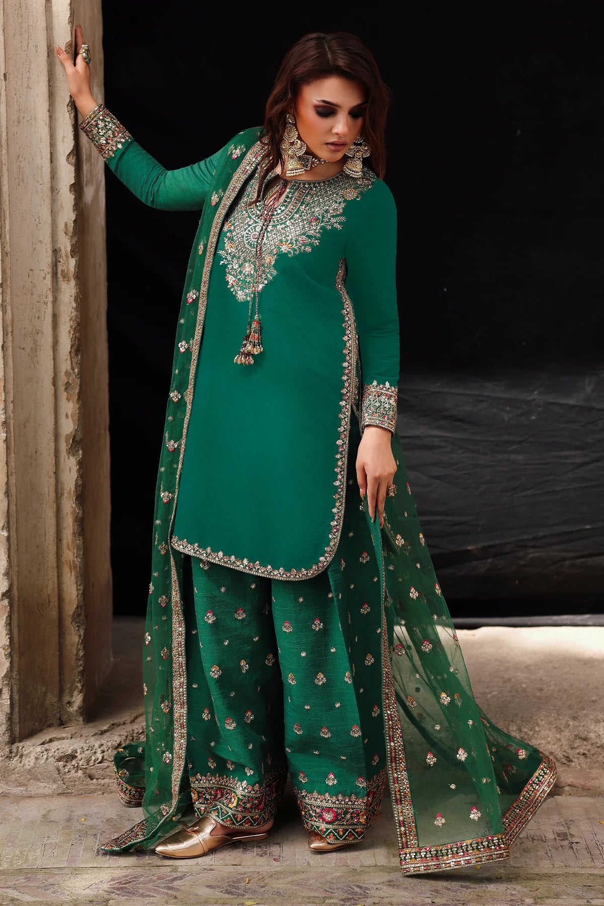 Charizma Luxury Embroidered Suit