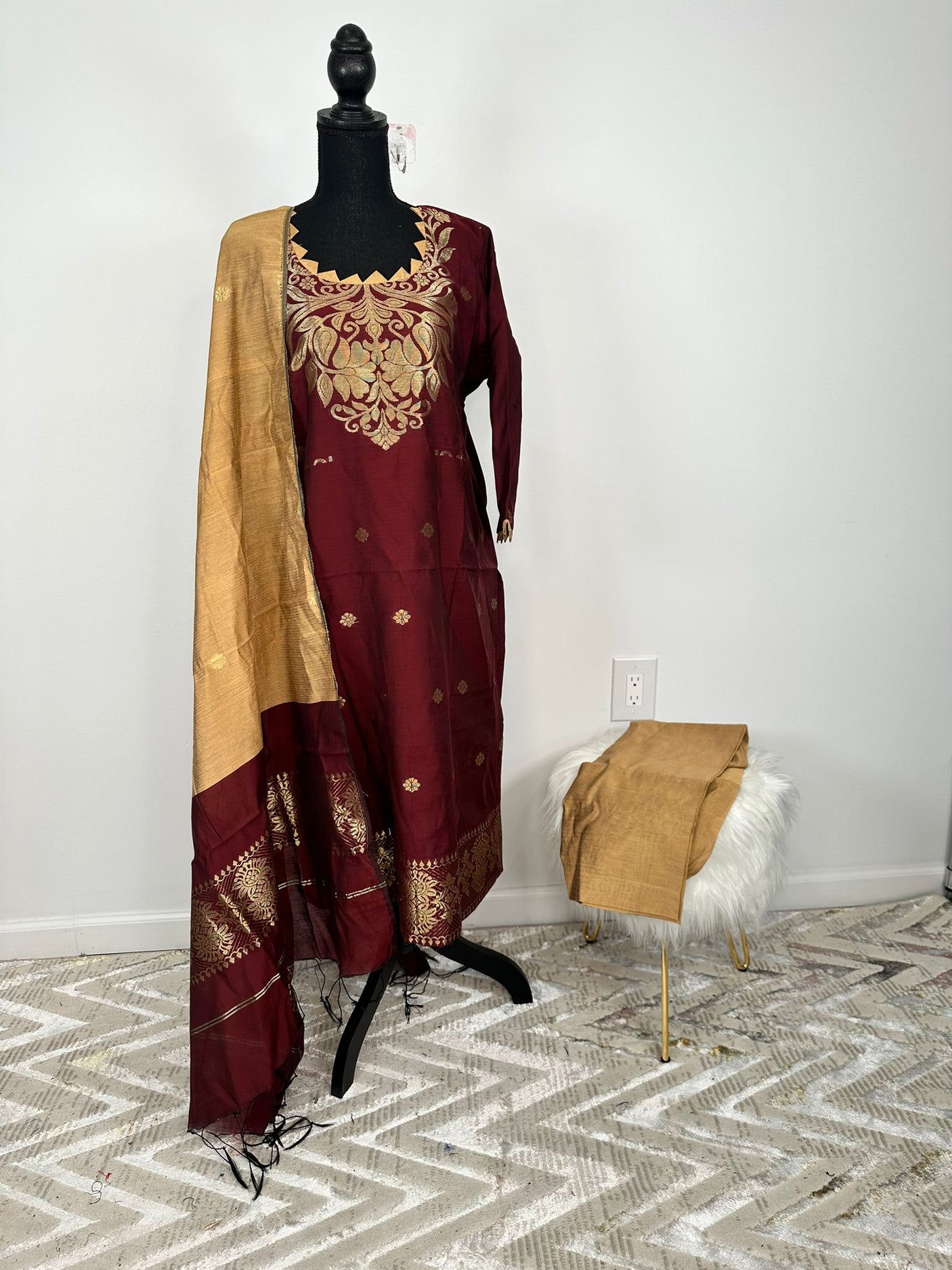 Pure Handloom Taath Jamdani