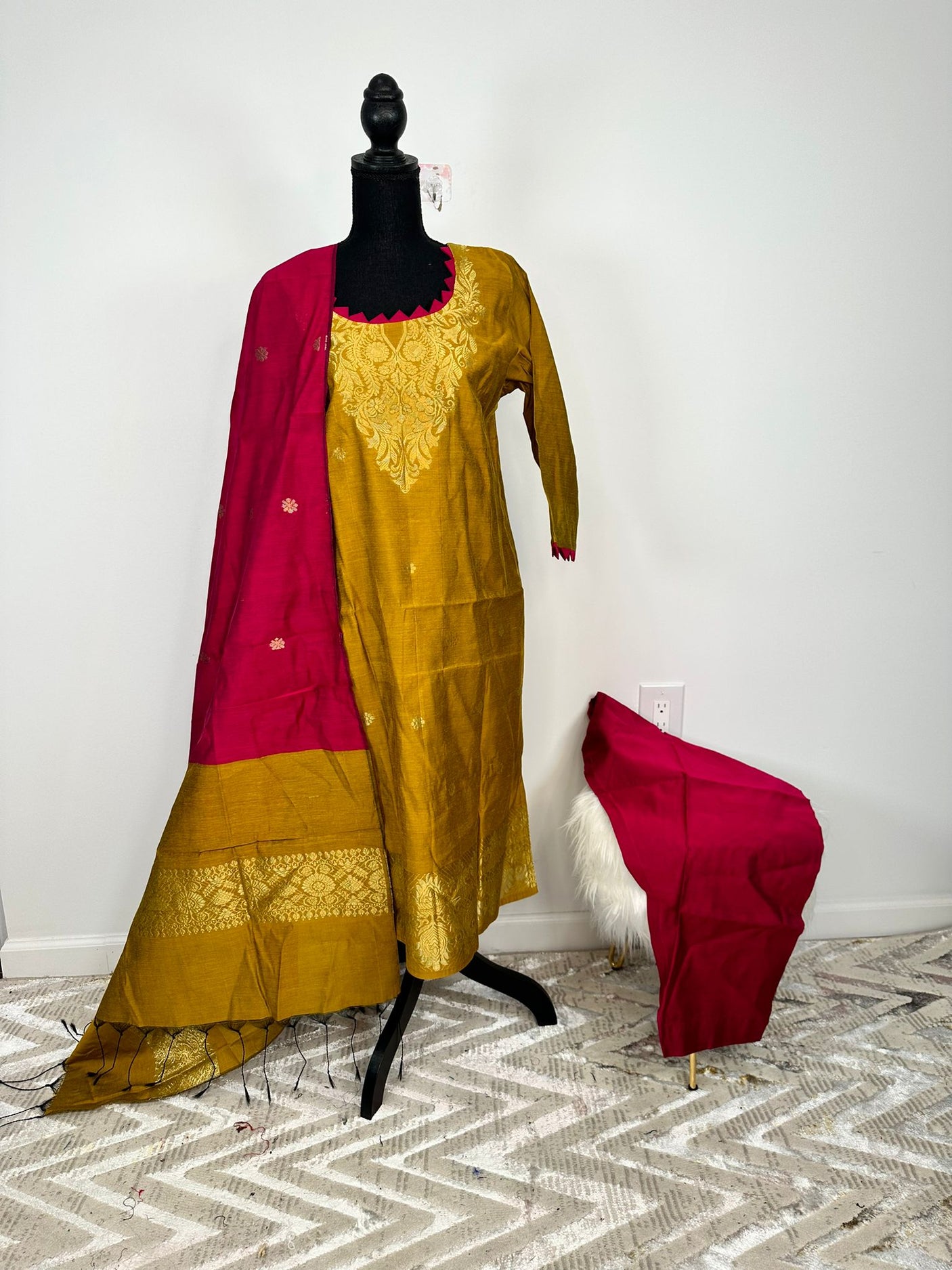 Pure Handloom Taath Jamdani