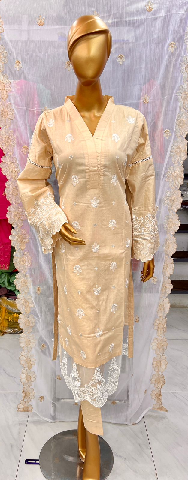 Luxury Embroidered lawn Ready To Ship