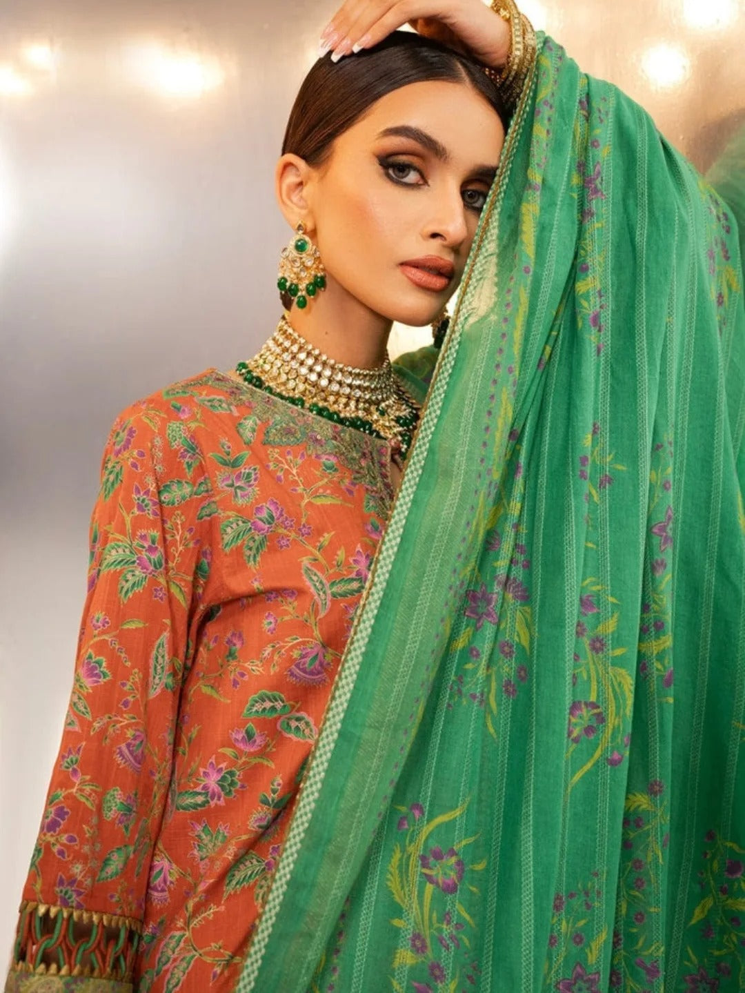 3 Pcs Embroidered Lawn Suit by Alkaram Studio