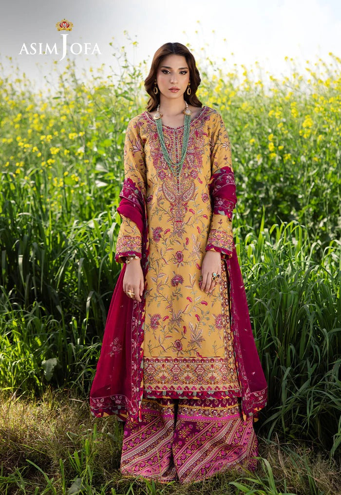 Asim Jofa Embroidered Lawn Suit