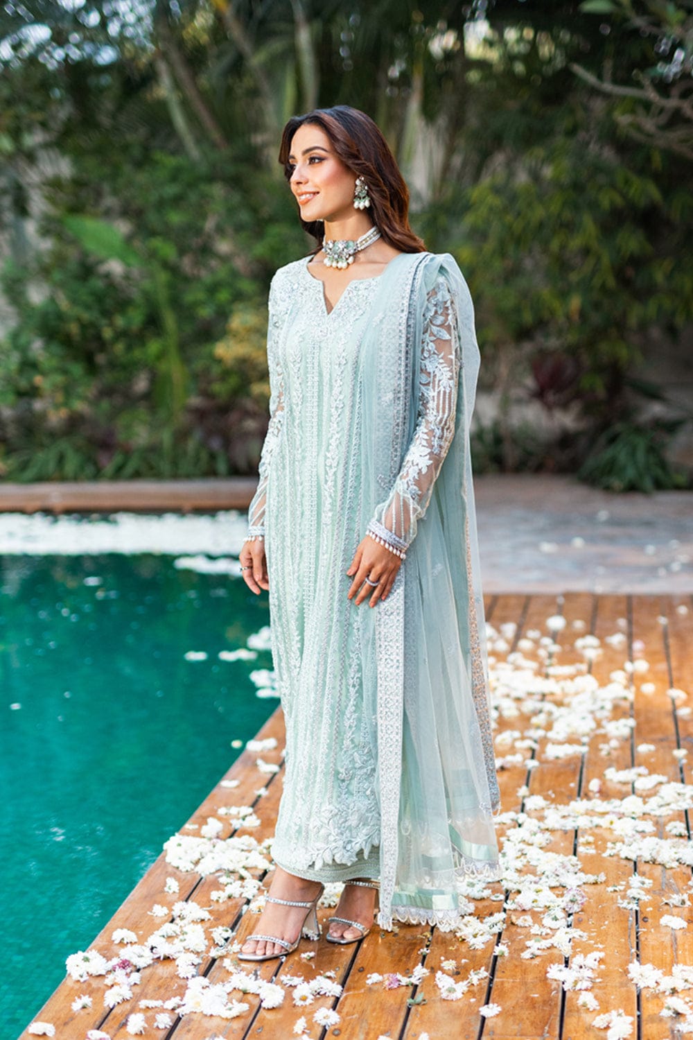Azure Luxury Embroidered Collection