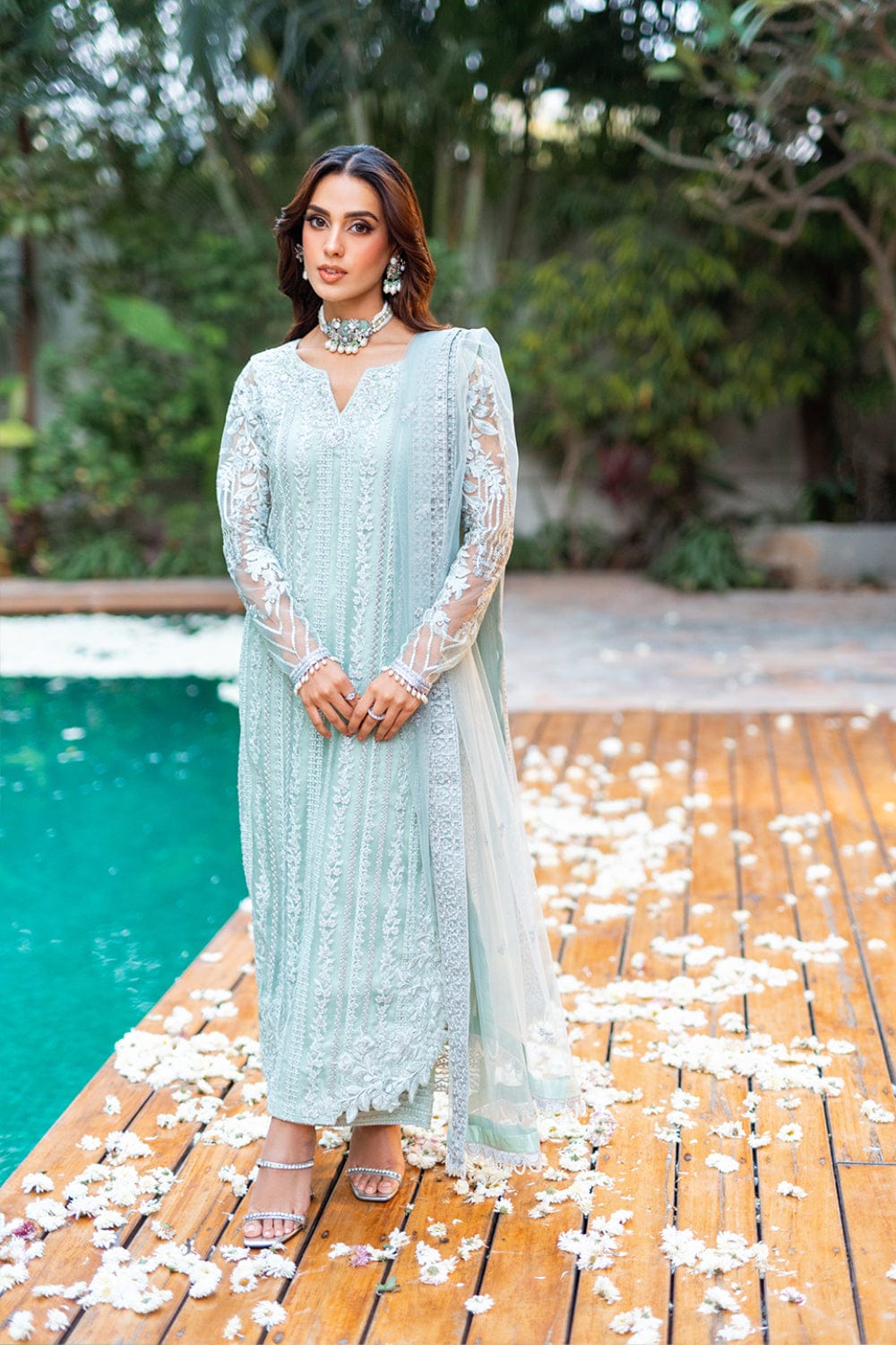 Azure Luxury Embroidered Collection