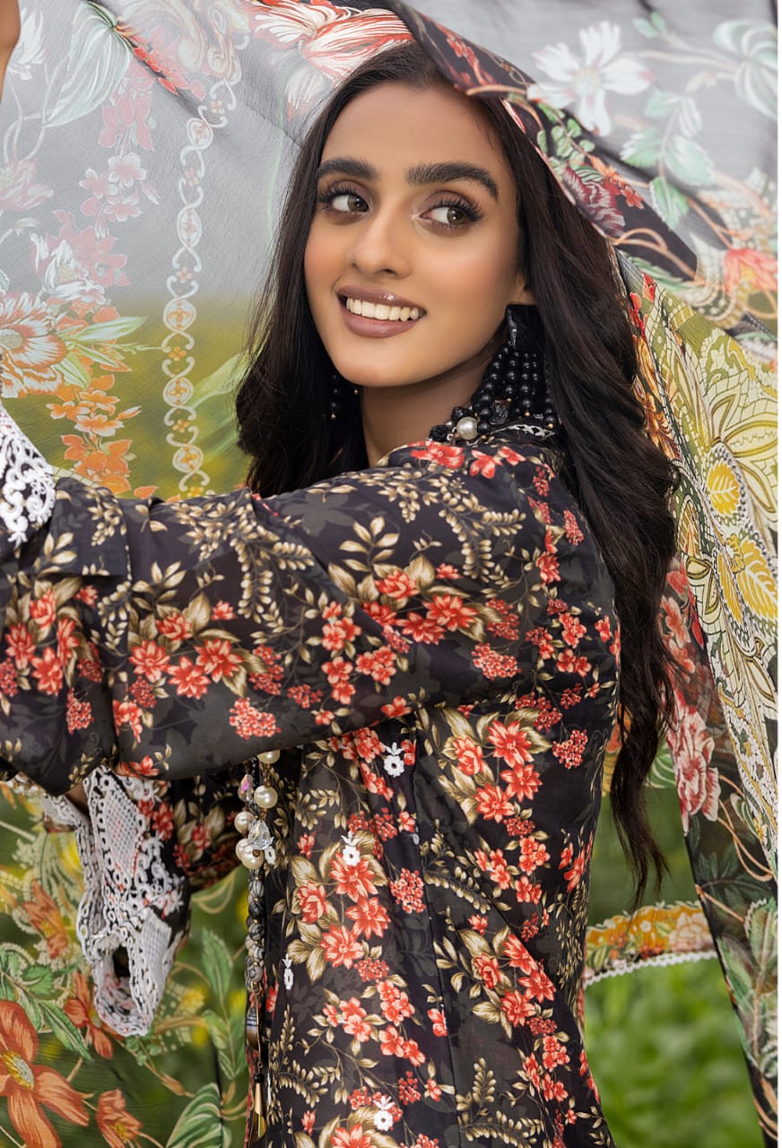 Adan's Libas Sarson Embroidered Lawn Collection