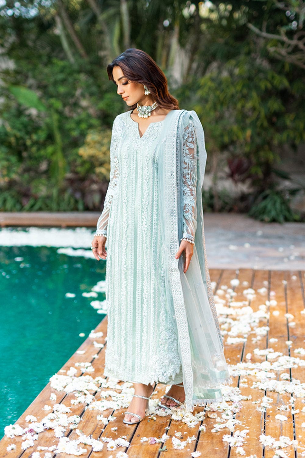 Azure Luxury Embroidered Collection