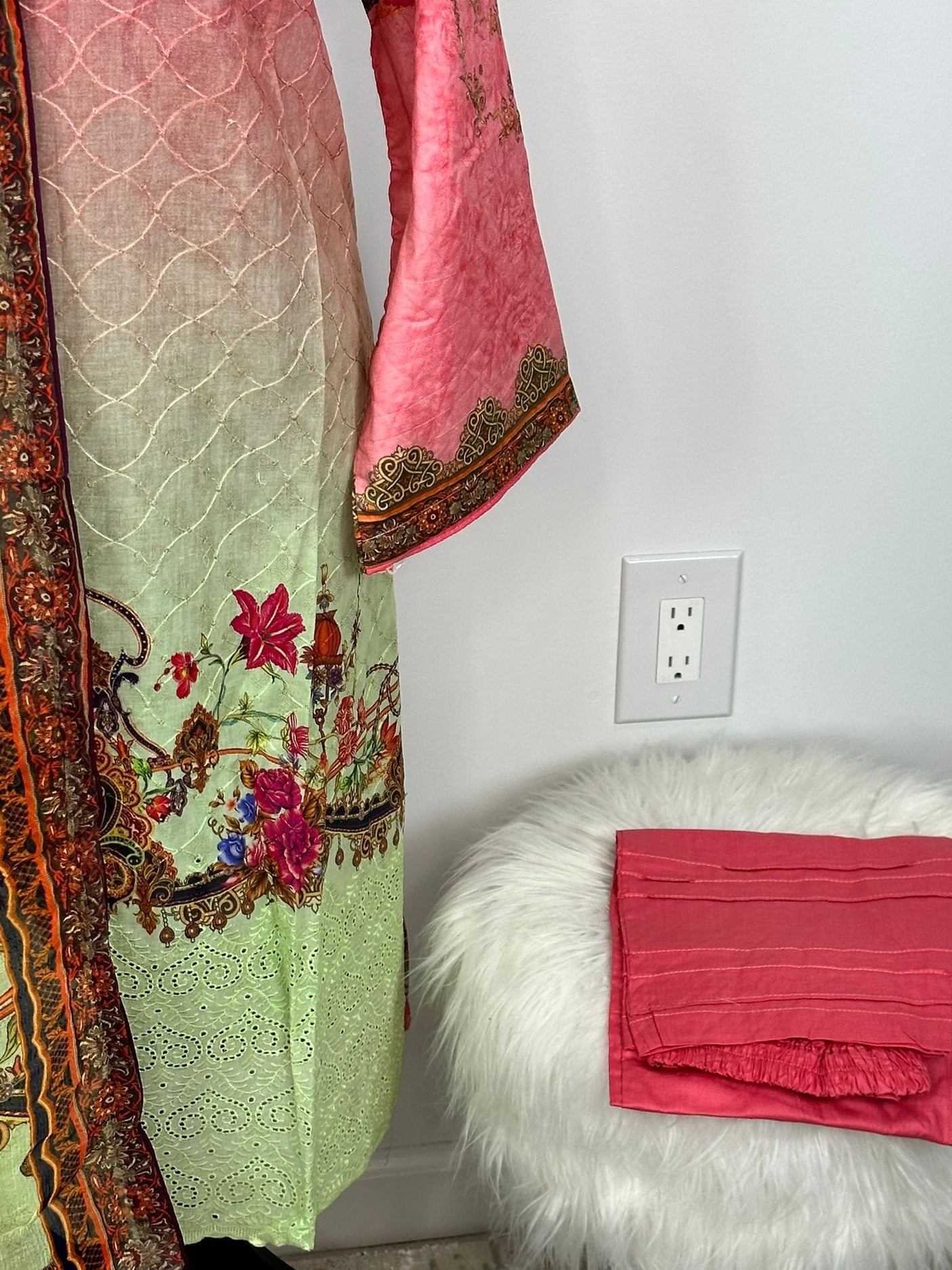 Pakistani Embroidered Luxury Lawn ready to ship