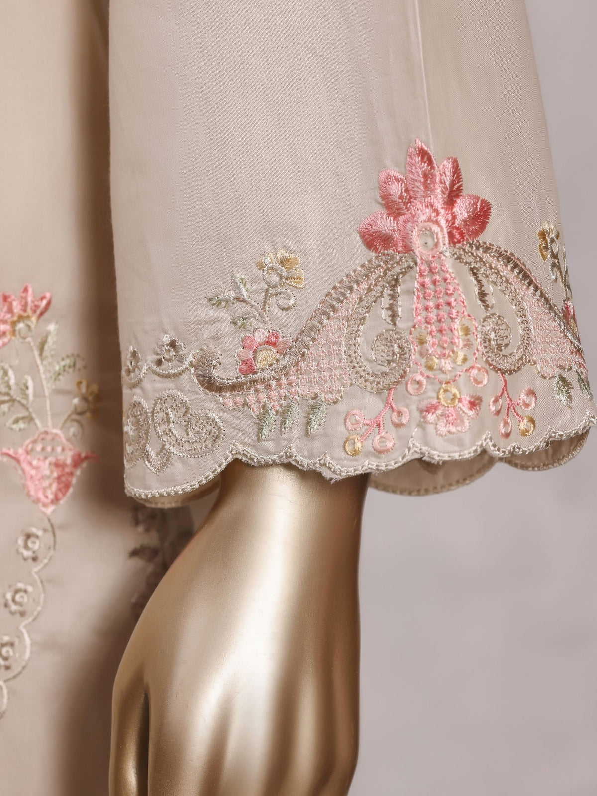 Eclair By Sadabahar Vol-3 Beige - sleeve