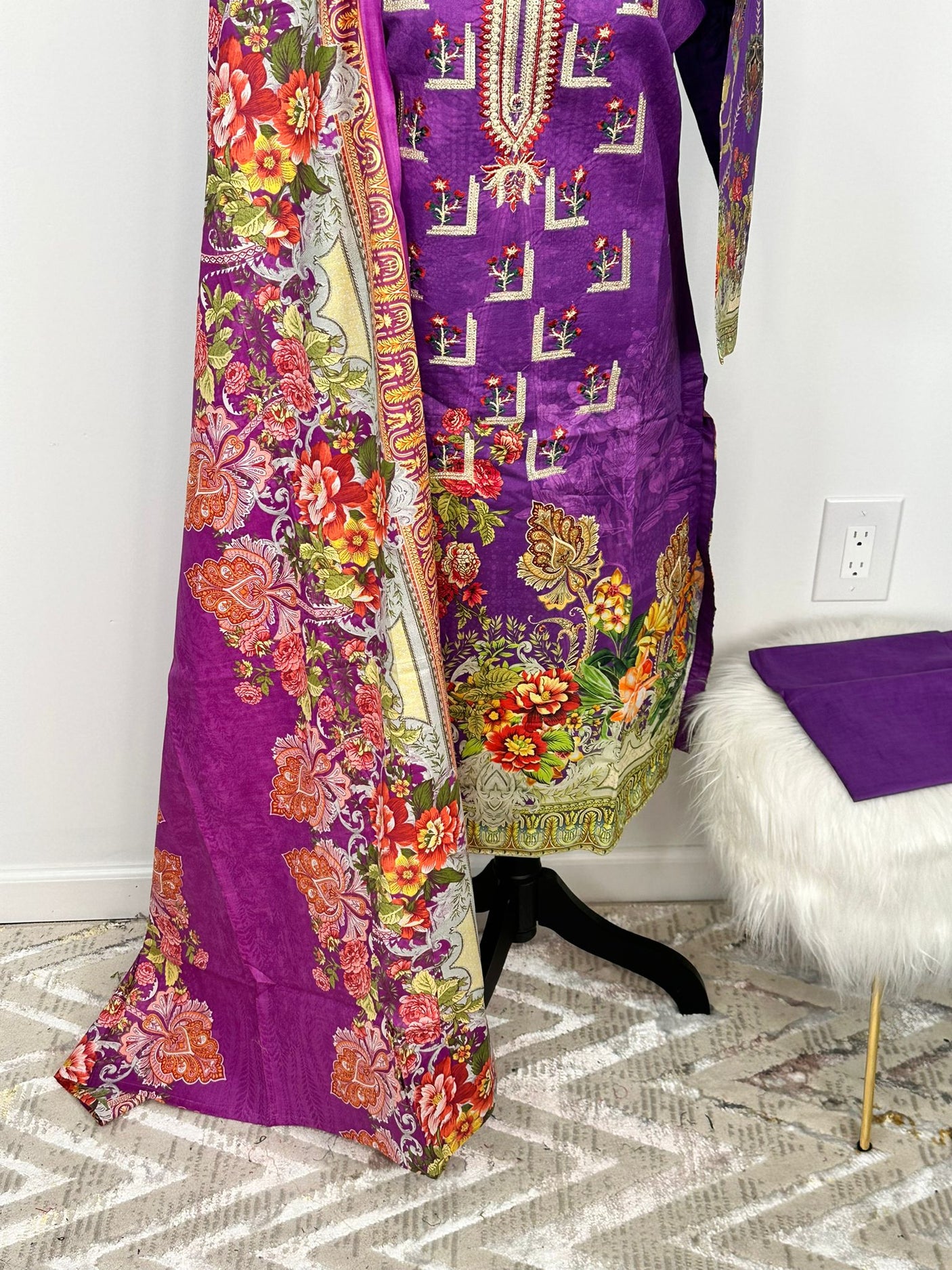 Pakistani Embroidered Lawn ready to ship