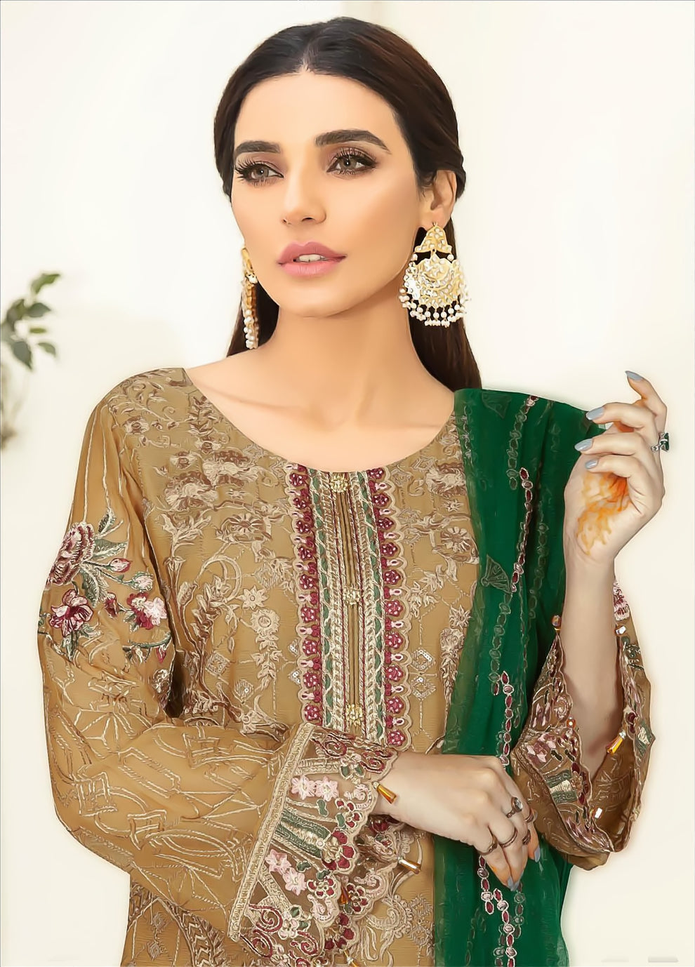 Nayab By Ramsha Weightless Chiffon Embroidered Collection