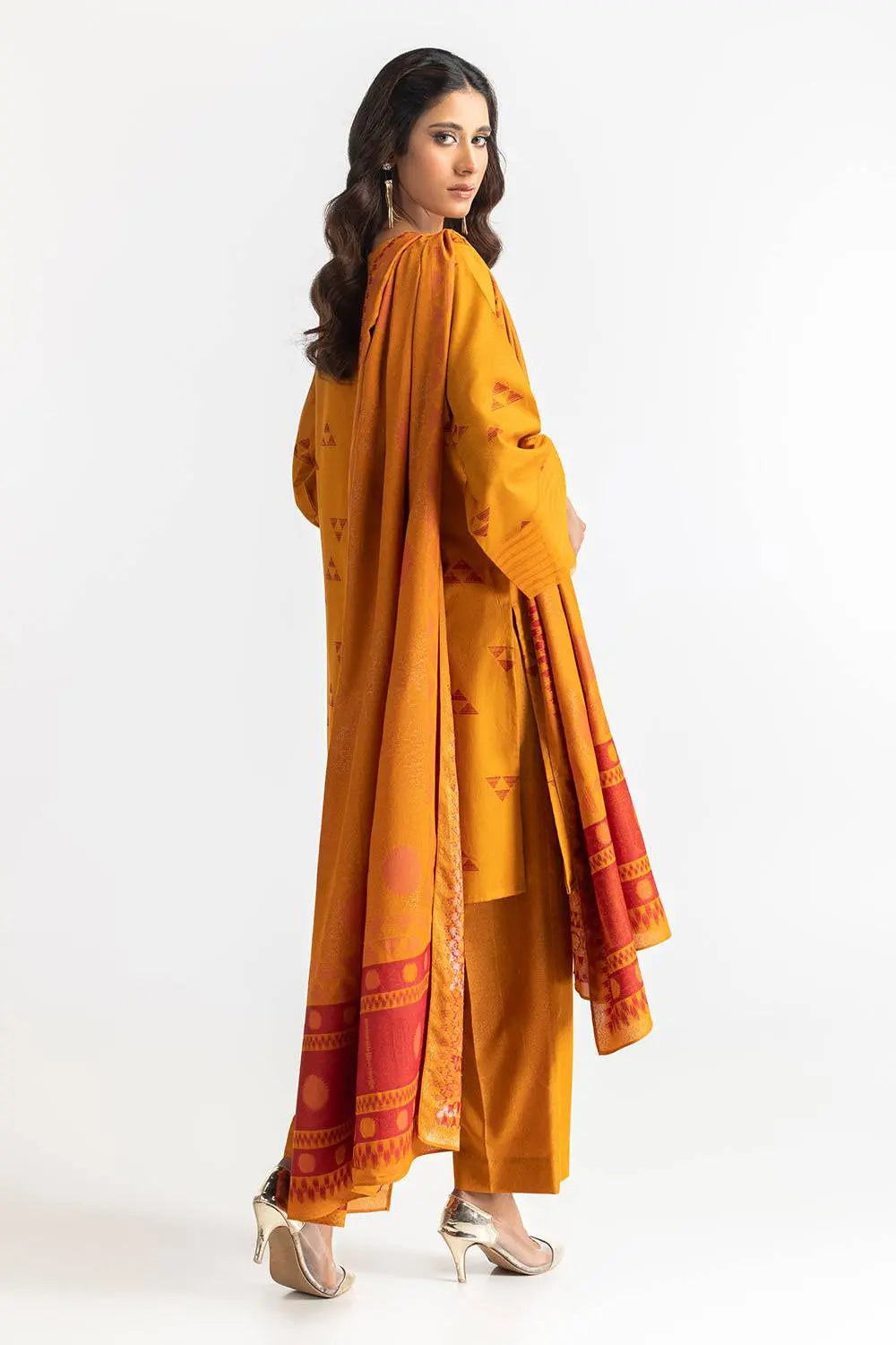 Gul Ahmed Luxury Jacquard Suit