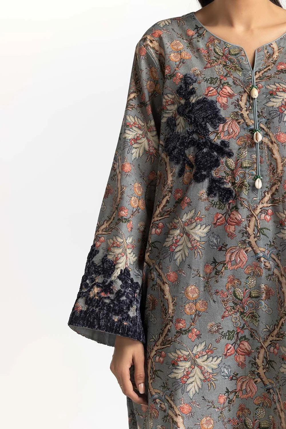 Gul Ahmed Khaddar Embroidered Suit