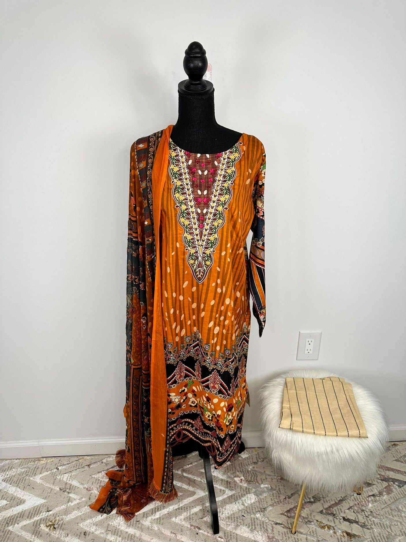 Pakistani Embroidered Lawn ready to ship