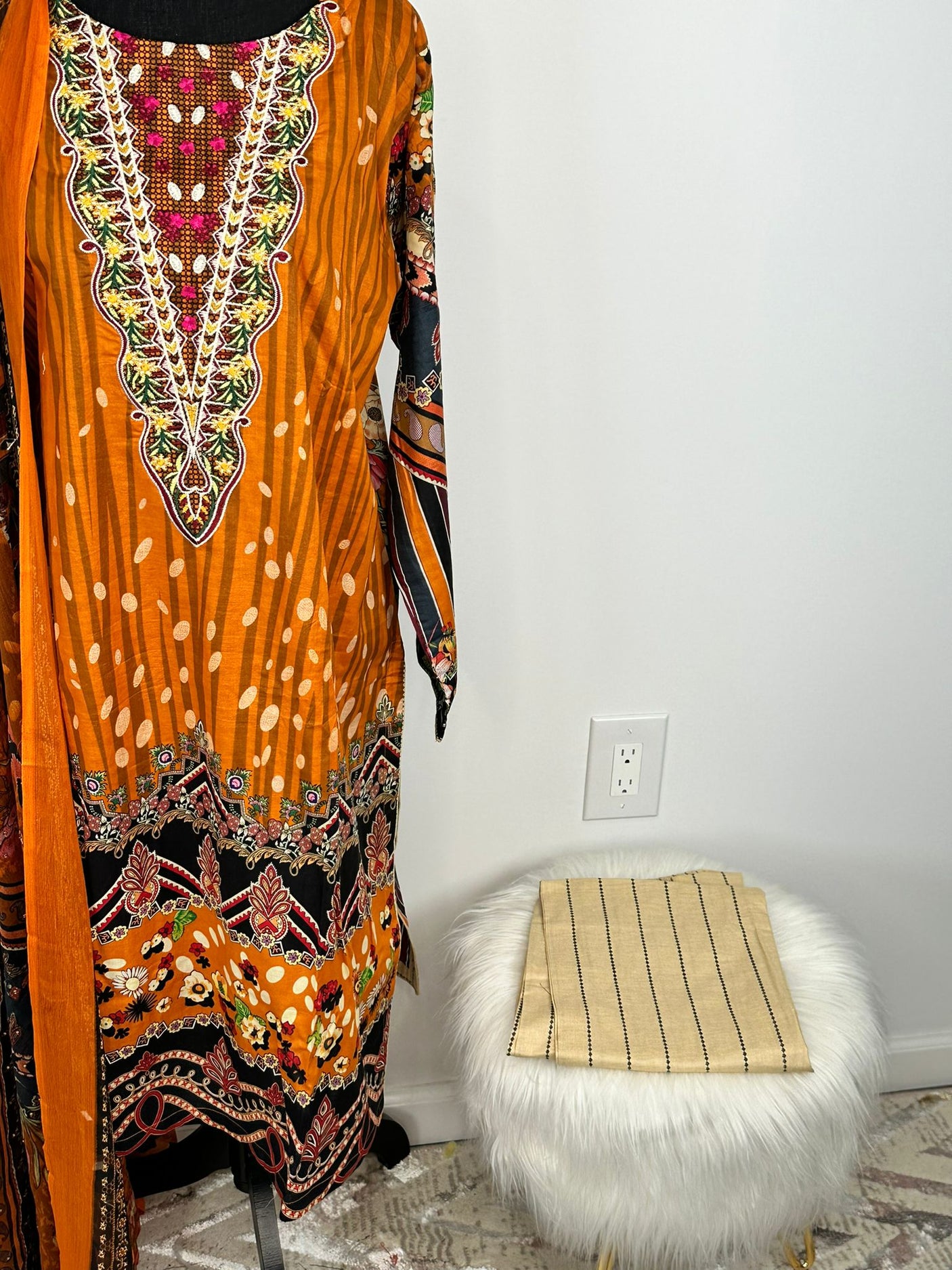 Pakistani Embroidered Lawn ready to ship