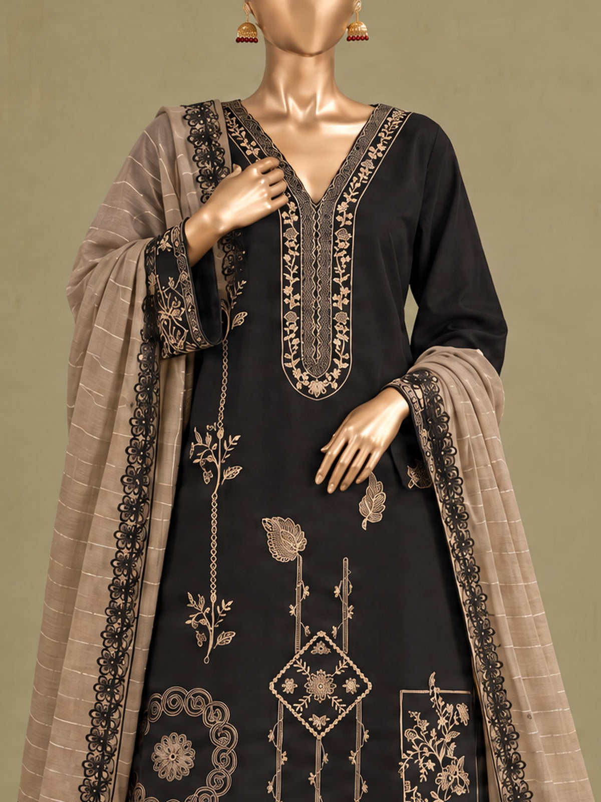 Maahi By Bin Saeed Marina Black - Close-up