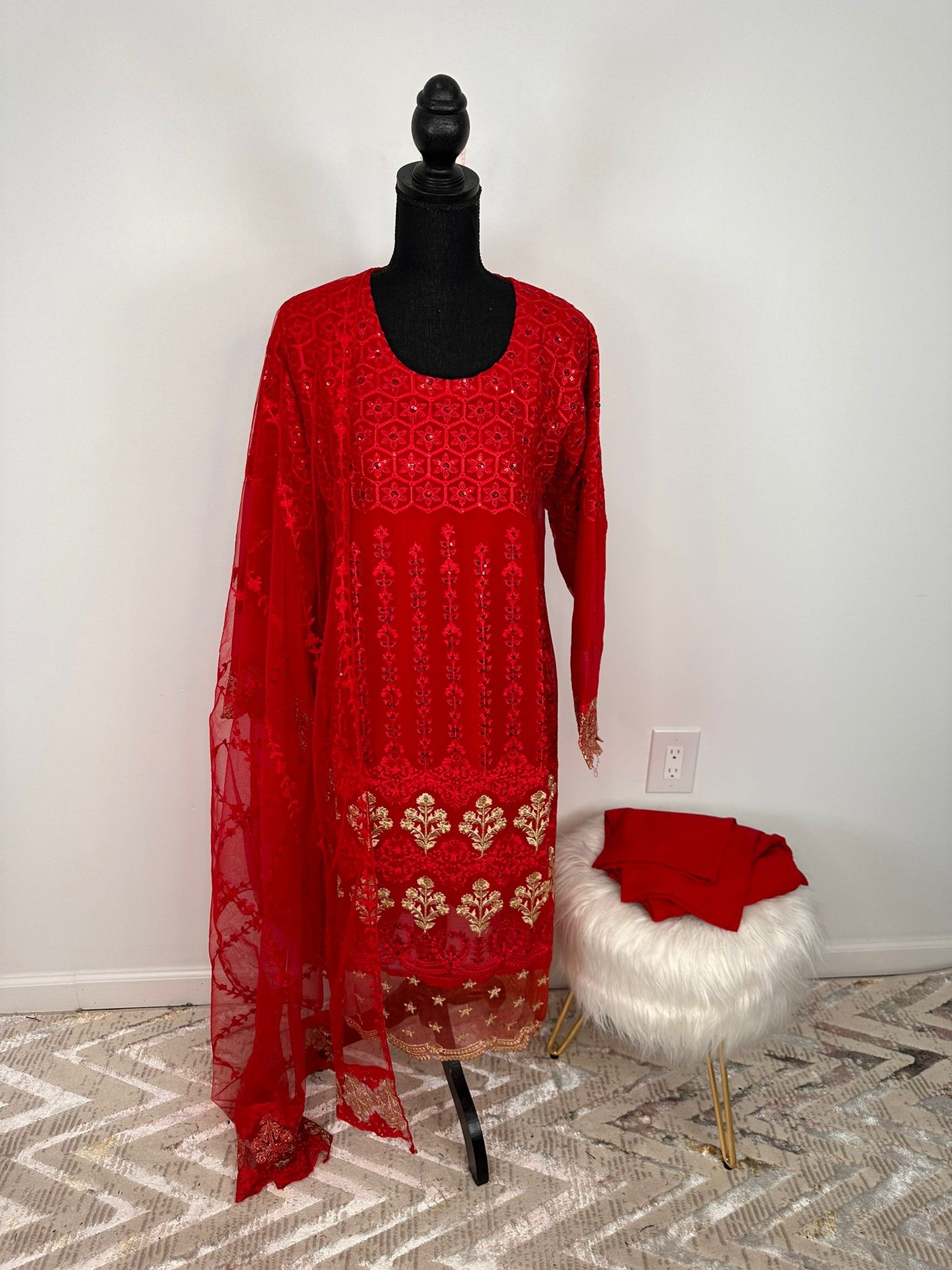 Pakistani Embroidered Party wear Ready To Ship