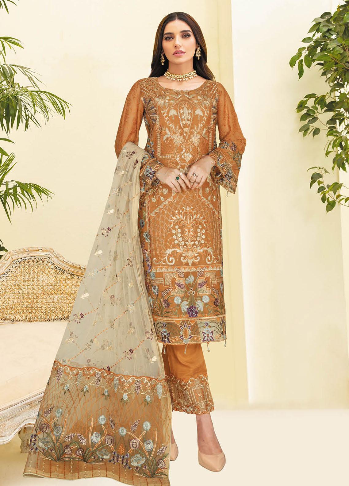 Nayab By Ramsha Weightless Chiffon Embroidered Collection