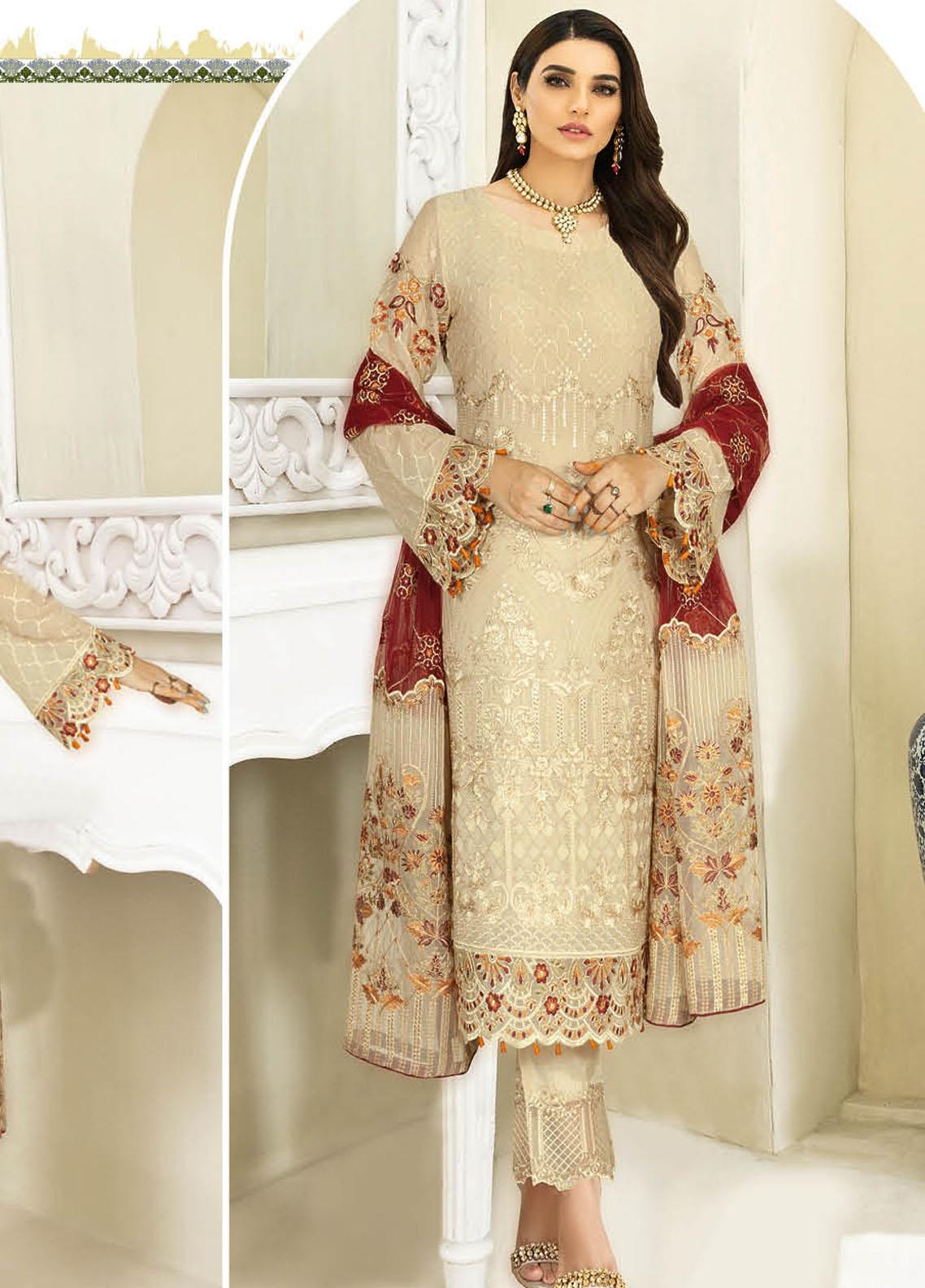 Nayab By Ramsha Weightless Chiffon Embroidered Collection
