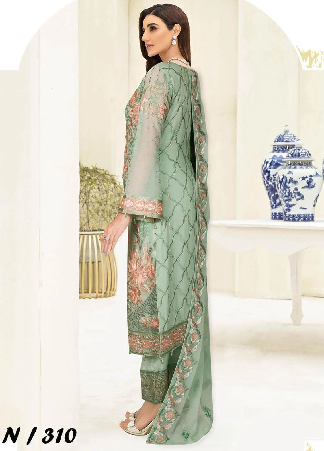 Nayab By Ramsha Weightless Chiffon Embroidered Collection
