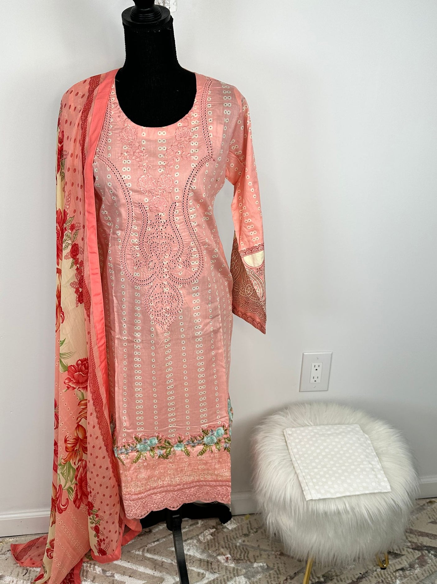 Pakistani Embroidered Lawn ready to ship