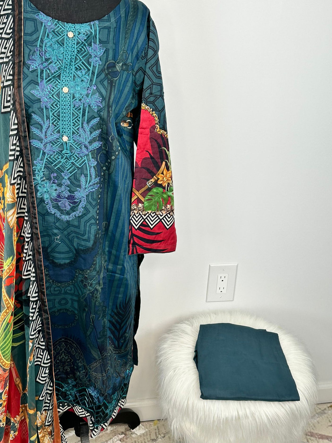 Pakistani Embroidered Lawn ready to ship