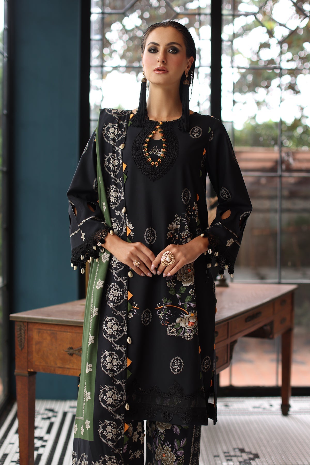 Charizma 3-PC Embroidered Lawn Suit