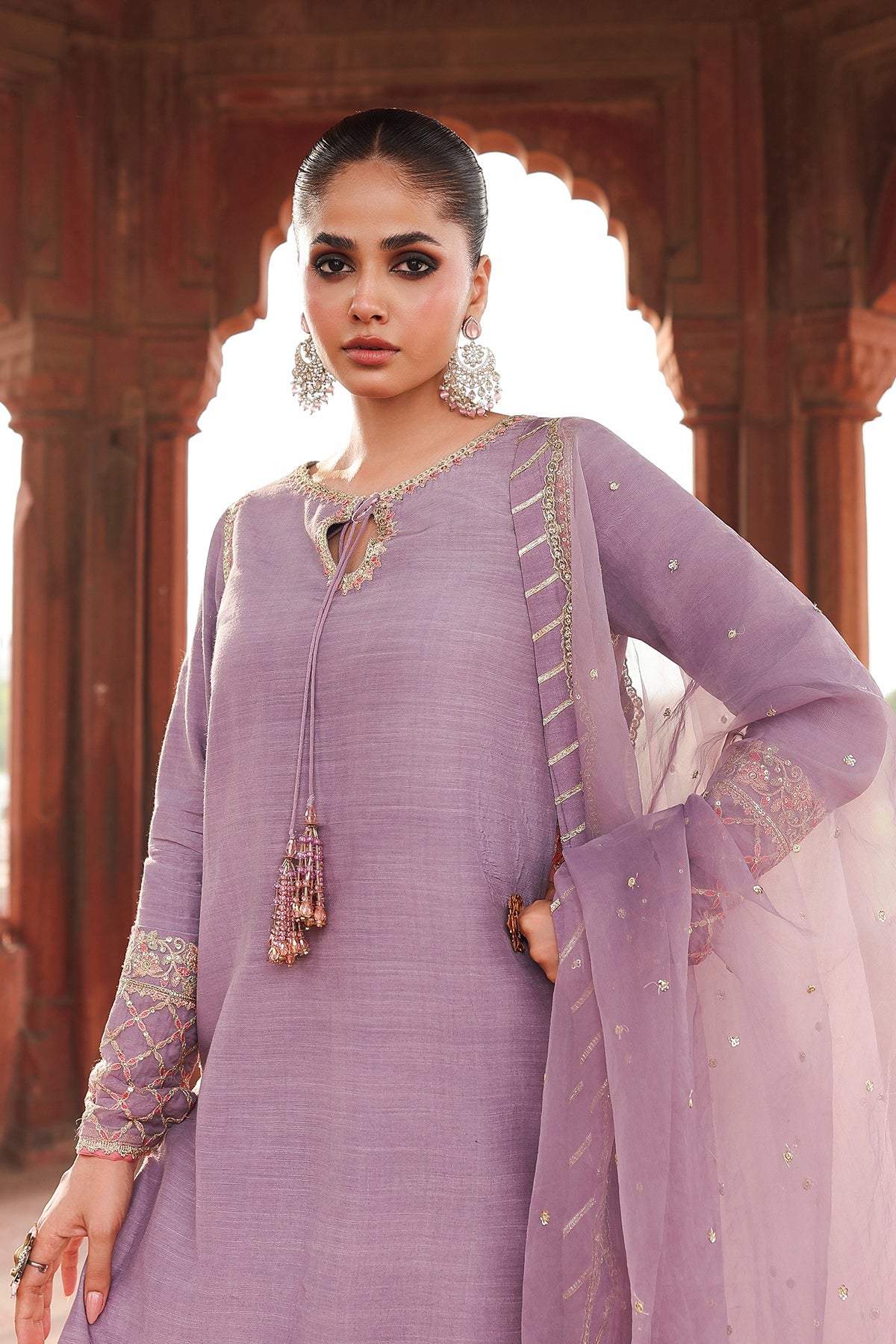 Charizma Luxury Embroidered Suit