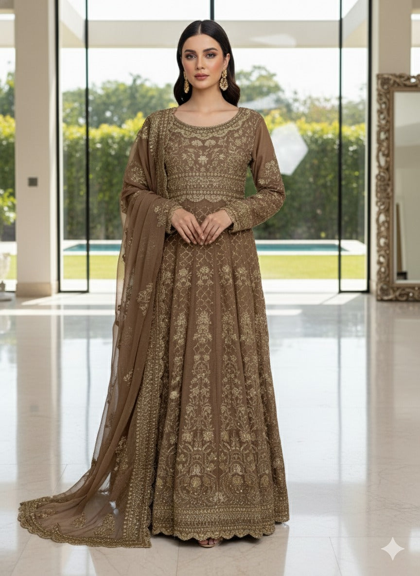 Luxury Embroidered Party wear Ready To Ship