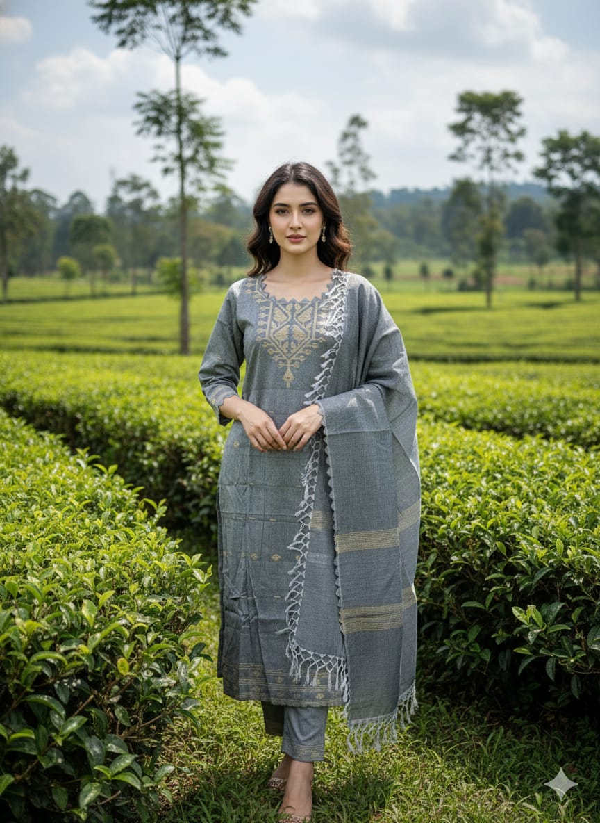 Bangladeshi Jamdani salwar kamiz