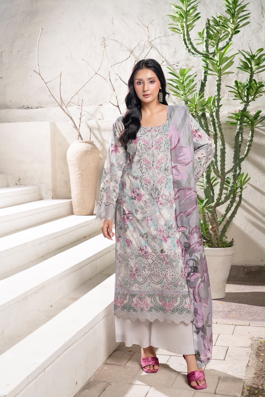 Munira Designers Embroidered Lawn