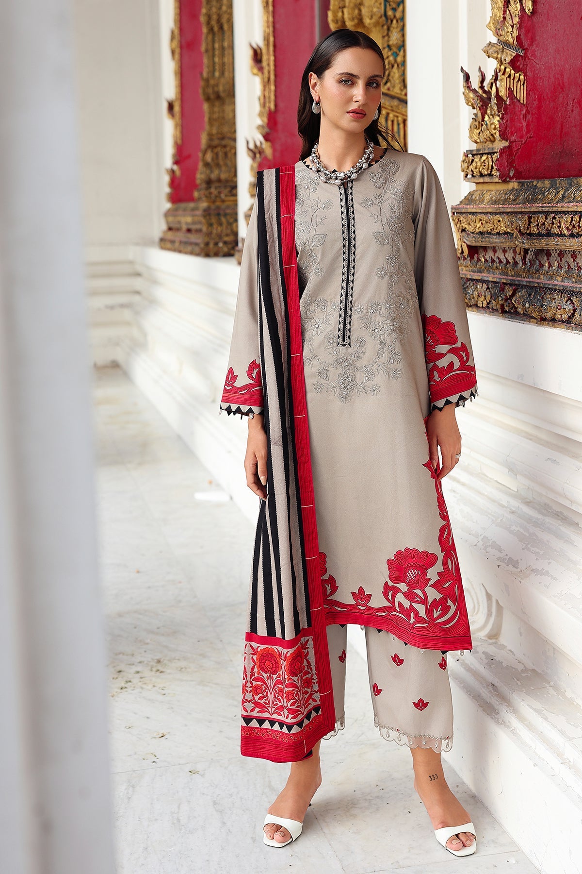 Aniiq By Charizma Embroidered Suit