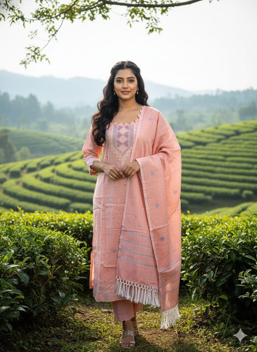 Bangladeshi Jamdani salwar kamiz