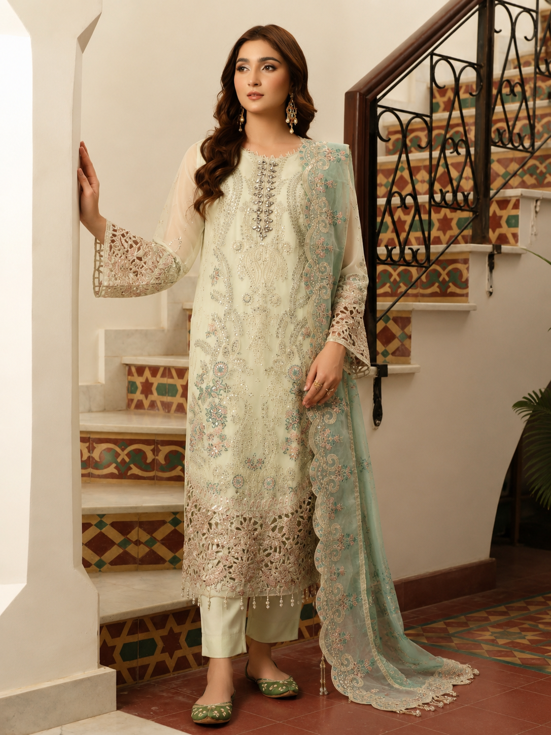 Noors Chiffon Embroidered Collection