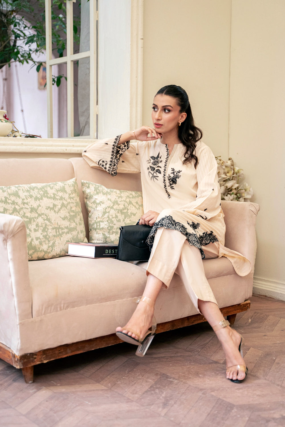 Lakhany 2pc Embroidered Suit