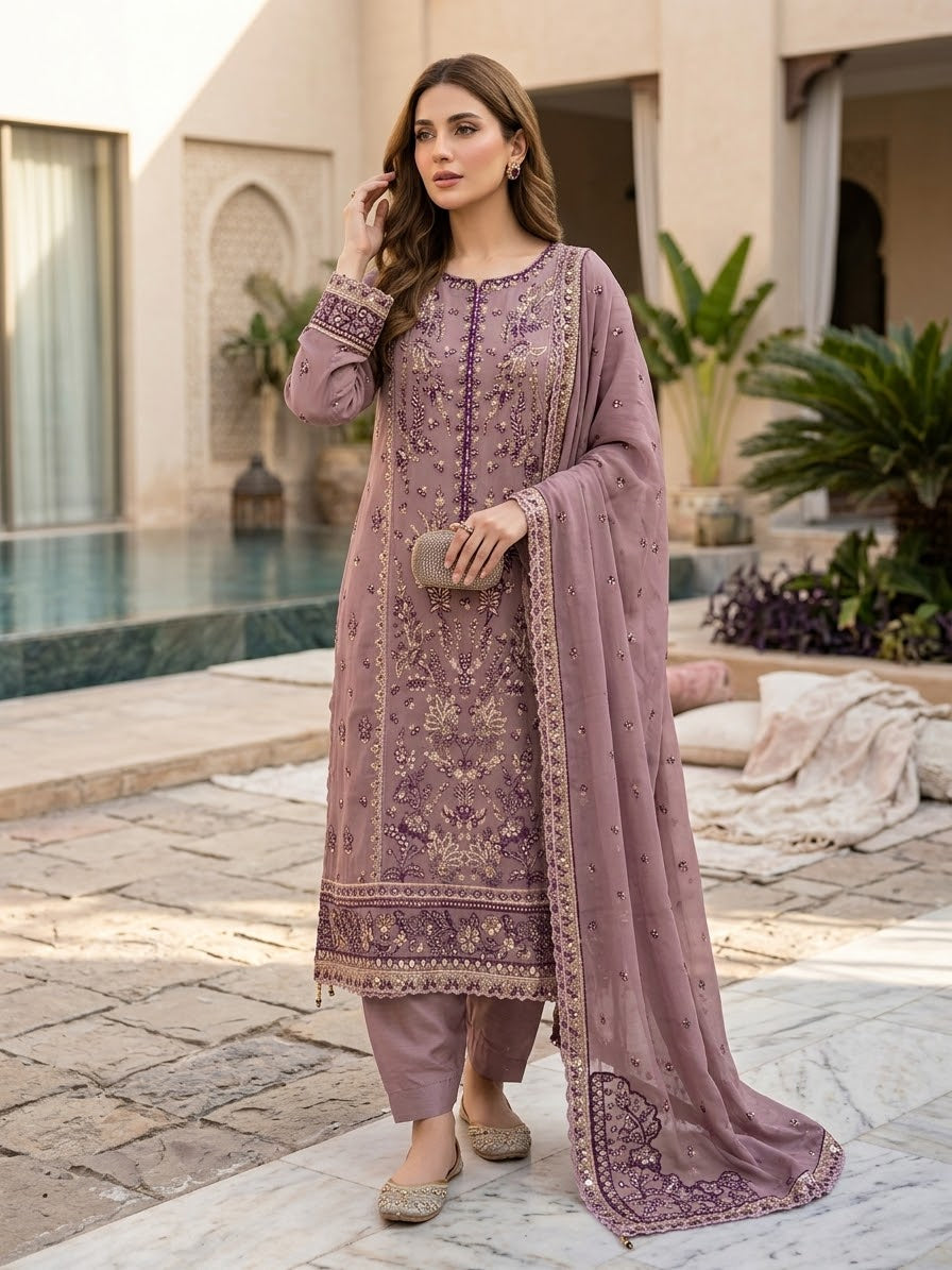Bin Hameed Chiffon Embroidered Collection