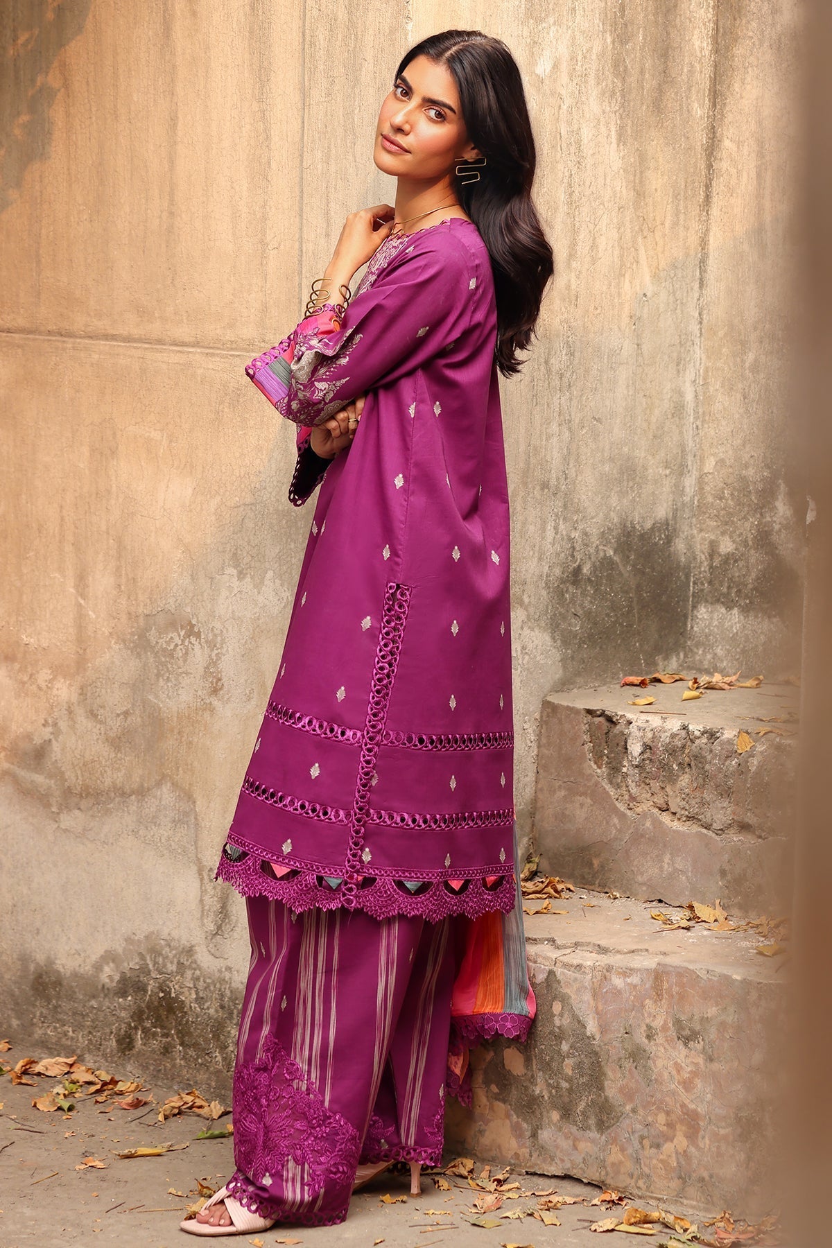 Charizma 3-PC Embroidered Lawn Suit