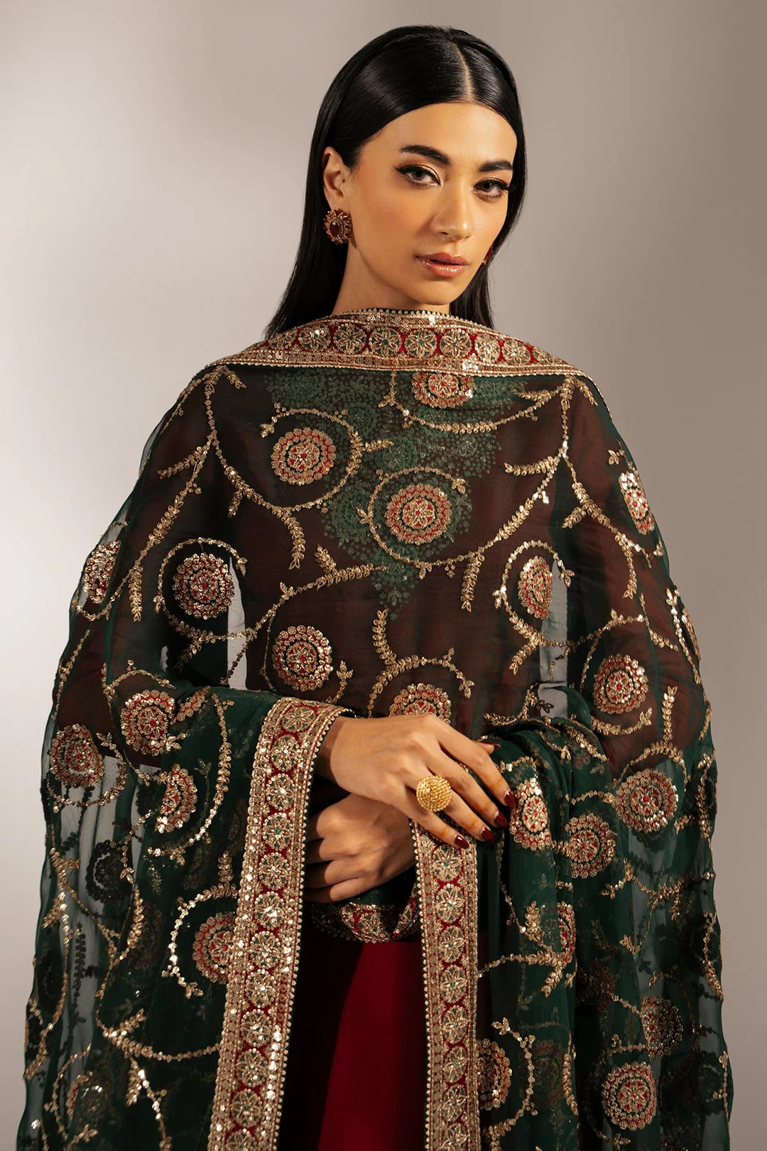 Jazmin Embroidered Formal Suit