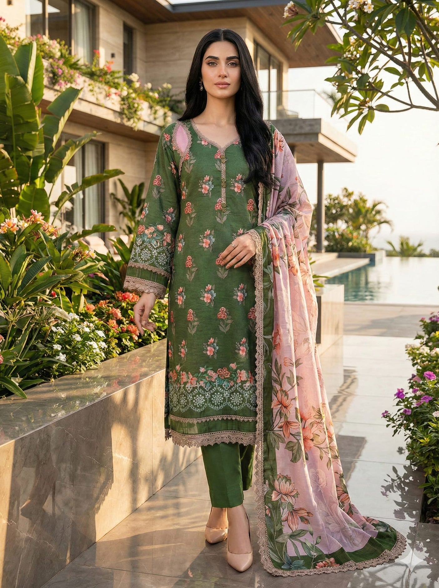 Tasbeeha Winter Embroidered Khaddar Vol-2